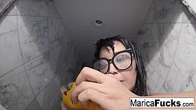 Marica indulges in self-pleasure before the mirror