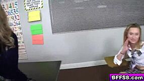 Blonde Teen Rides Big Cock In Detention With Group