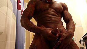 Hallelujah Johnson worships a big black hairy cock in pillow talk.