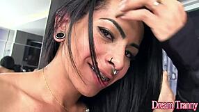 hot ts isabelly ferreira bangs his butt hard