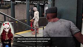 Эсра в Стамбуле эпизод 3 - прохождение порно игры с игривой лисой на улице