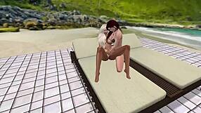 feeling the intense passion in this hot threesome group encounter, hearts racing with desire and connection