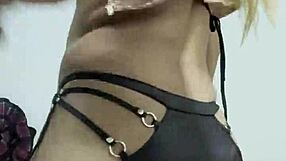 The TRAVESTI is MASTURBATING nicely at home.