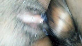 Wife's pussy becomes creamy after receiving a deep creampie