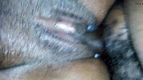 Wife's pussy becomes creamy after receiving a deep creampie