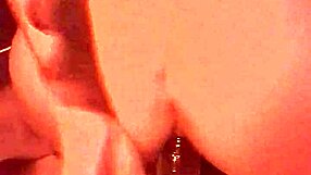 Mallory Knots intensely takes double penetration with dildo in her cunt and ass