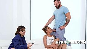 teen stepdaughter and friend ready for dilf's freeuse