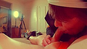 Granny Nun Mary Carmen Deepthroats and Sucks Cock Hard