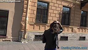 euro babe gets banged at casting