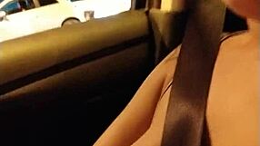 Oh wow, showing those big tits in Sao Paulo traffic!