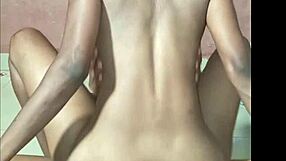 Curvy ebony babes getting crazy with big dicks in village