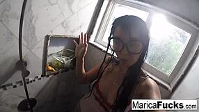 Marica indulges in self-pleasure before the mirror