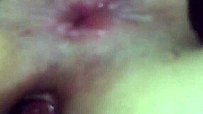 Female receives intriguing anal injections.