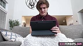 Brunette Robot's Tits Fucked In Hardcore