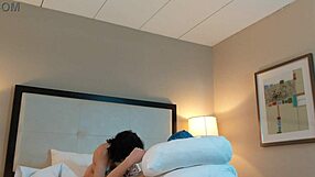 20 year old deepthroats huge cock with raw skill