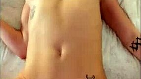 Hot blonde babe quickie while boyfriend gone