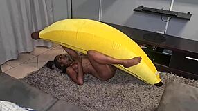 I hump a big banana as a desi slut