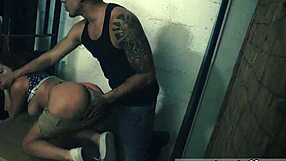 fem dom bondage and rough outdoor sex at house party