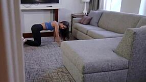 Povmom4k - fucked abby lee brazil on camera by stepson