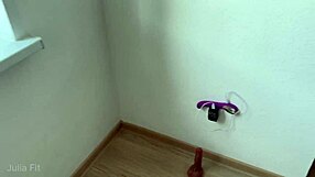 Neighbor drops by, spots my rubber penis, wanna guess what happens next?