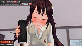 Japanese anime hentai masturbation guide for a sensory masturbating