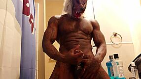 Hallelujah Johnson worships a big black hairy cock in pillow talk.