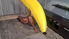 I hump a big banana as a desi slut