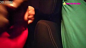 Big beautiful woman gets stared at + pinched in moving Uber