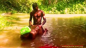 xxx mature couple hardcore doggy style orgasm in river 4k