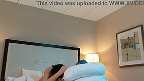 20 year old deepthroats huge cock with raw skill