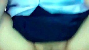Thai Teen Student Rides Cock Raw in School Uniform at Home