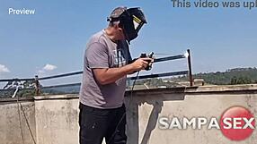 Regina Rizzi's Anal Creampie with MarquesXXX! Loira Gostosa Takes It Deep in Ass!