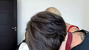 Mens depilation training turns wild with Sugarnadya handling a huge cock