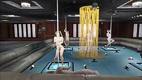 Feel the excitement of multi pole dancing in Fallout 4