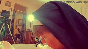 Granny Nun Mary Carmen Deepthroats and Sucks Cock Hard