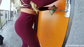 Busty Blonde's Big Ass Pounded With Monster Cock After Bowling Game