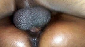 i'm in this slut threesome with two guys and big black cocks rough fucking my tits