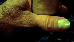 Foreskin enthusiast has big enormous mushroom-like Condom sex toy