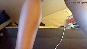 she's smoking and twerking in pink panties close up