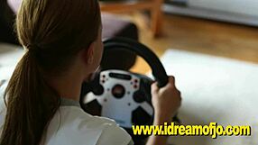 Naked Jo Masturbates In Pole Position