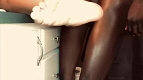 Rough encounter in the bathroom