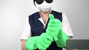 Handjob in Latex Gloves Feels So Damn Good!