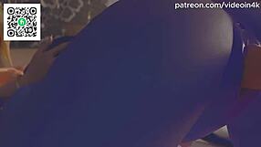 i can't stop watching dva, tracer, and widow lick mercy's pussy in 3d hentai!