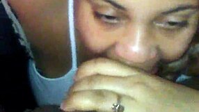 Black Chick Blowjob Tease