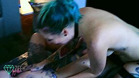 Messy Throat Play With Tattooed Redhead Hotties!