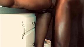 Rough encounter in the bathroom