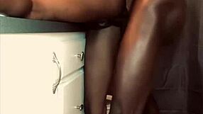 Rough encounter in the bathroom