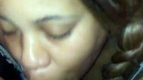 Black Chick Blowjob Tease