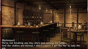 Rough fingering and masturbation in Key of Egg hentai game part 3!