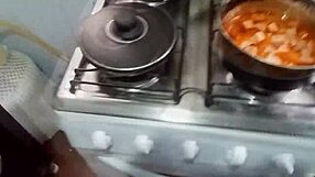 In this food fetish video, the poor guy demonstrates making a hot dog while bent over in doggystyle. He incorporates rough play for added excitement.